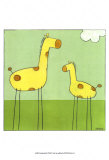 Stick-leg Giraffe I Posters by Erica J. Vess