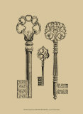 Antique Keys III Kunstdrucke
