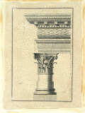 Crackled Column and Cornice III Posters par Giovanni Battista Borra