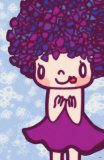 Hydrangea Girl Masterprint by Minoji 