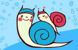 Snail Family Masterprint by Minoji 