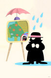 Rainman Weather Forecast Masterprint by Ryo Takagi