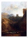 Dolbadern Castle, North Wales reproduction procédé giclée par William Turner