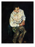 Portrait Karl Gruenwald Giclee-vedos tekijänä Egon Schiele