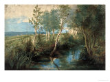 Landscape with Stream Overhung with Trees, 1637-1640 Giclee Print by Peter Paul Rubens