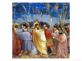 The Kiss of Judas, Mural Giclée-Druck von Giotto di Bondone 