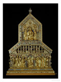Adoration of the Magi, with Donor Emperor Otto IV at Christ's Baptism Giclee Print by Nicholas of Verdun 