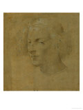 Portrait of a Young Man with Skullcap reproduction procédé giclée par Lorenzo di Credi