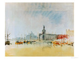 Como and Venice Sketchbook (Finberg CLXXXI) Venice: The Punta della Dogana 1819 Giclee Print by William Turner