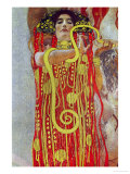 Medicine, Part of the Ceiling Fresco for the Vienna University, 1900/07 Reproduction procédé giclée par Gustav Klimt