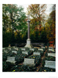 Humboldt Family Grave Site, Statue of Hope by Bertel Thorwaldsen Giclee Print by Karl Friedrich Schinkel