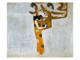 Beethovenfrieze, Allegory of Poetry Gicléedruk van Gustav Klimt Beethovenfrieze, Allegory of Poetry Gicléedruk van Gustav Klimt