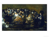 Witches' Sabbath (Aquellare), Detail Giclee Print by Francisco de Goya