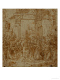 Adoration of the Shepherds reproduction procédé giclée par Lorenzo di Credi