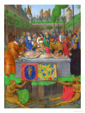 Les Heures D'Etienne Chavalier: Entombment Giclee Print by Jean Fouquet