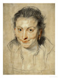 Isabella Brant, Rubens' First Wife, 1621 Giclee Print by Peter Paul Rubens