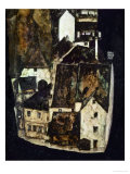 Dead City III (City on the Blue River III), 1911 Giclee-vedos tekijänä Egon Schiele Dead City III (City on the Blue River III), 1911 Giclee-vedos tekijänä Egon Schiele