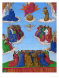 Les Heures D'Etienne Chavalier: All Saints' Day Also Called the Ascension of the Holy Ghost Giclee Print by Jean Fouquet