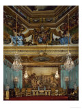 Salon Des Muses, Trompe-L'Oeil Ceiling with Murals, at Vaux-Le-Vicomte, after 1641 Giclée-Druck von Charles Le Brun