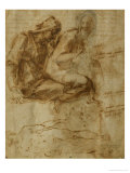 Vierge à l'Enfant et Sainte Anne reproduction procédé giclée par Michelangelo Buonarroti 