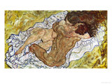 Embrace (Lovers II), 1917 reproduction procédé giclée par Egon Schiele