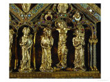 Crucifixion, the Mourning Women (On the Reverse Side) Giclee Print by Nicholas of Verdun 