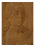 Portrait of a Woman, Three-Quarter Face, Hair Held in a Net Giclee Print by Lorenzo di Credi