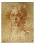 Female Idealized Head, 1520-1530 Giclee Print by Michelangelo Buonarroti 