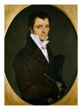 Edme Bochet (1783-1871), Inspecteur Des Domaines a Rome, Frere De Mme Panckoucke reproduction procédé giclée par Jean-Auguste-Dominique Ingres