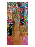 Dame Mit Faecher (Maria Munk) Lady with Fan, 1917/18 Reproduction procédé giclée par Gustav Klimt