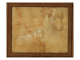 Study of a Lamb Giclée-tryk af Lorenzo di Credi
