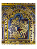 Christ's Descent into Hell, Enamel, Verdun Altar, Begun 1181 Reproduction procédé giclée par Nicholas of Verdun 