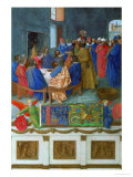 Les Heures D'Etienne Chavalier: The Last Supper Giclee Print by Jean Fouquet