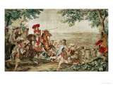 (After Le Brun) Entry of Louis XIV into Dunkerque, 1662 Giclee Print by Charles Le Brun