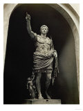 Emperor Augustus in Military Dress, Marble Figure from the Prima Porta reproduction procédé giclée