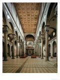 Interior Looking Towards the Apse reproduction procédé giclée par Filippo Brunelleschi