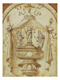 Study for a Funeral Monument Giclée-tryk af Lorenzo di Credi