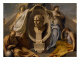 The Tomb of Seneca Giclee Print by Charles Le Brun