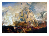 Battle of Trafalgar, 21 October 1805 Giclee Print by William Turner