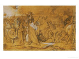 Romulus' Victory Over Acron reproduction procédé giclée par Jean-Auguste-Dominique Ingres