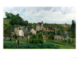 The Hermitage in Pontoise, 1867 Giclee Print by Camille Pissarro