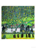 Waldabhang in Unterach Am Attersee, 1917, Slope in a Forest on Atterse-Lake Giclee Print by Gustav Klimt