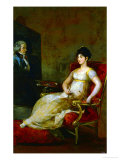 La Marquesa De Villafranca Giclee Print by Francisco de Goya