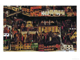 The Small City III, 1913 reproduction procédé giclée par Egon Schiele