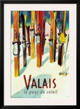 Valais Posters by Herbert Libiszewski