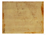Portrait of a Boy with Curly Hair, Three-Quarters Towards the Left Giclée-Druck von Lorenzo di Credi