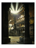 Interior of the Hagia Sophia, Built 533-537 CE Giclée-Druck