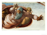 The Sistine Chapel; Ceiling Frescos after Restoration Giclee Print by Michelangelo Buonarroti 