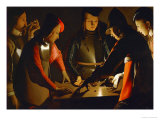 The Dice Players, circa 1650 Giclee Print by Georges de La Tour