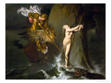 Roger and Angelica, a Scene from Ariosto's Orlando Furioso, 1819 reproduction procédé giclée par Jean-Auguste-Dominique Ingres